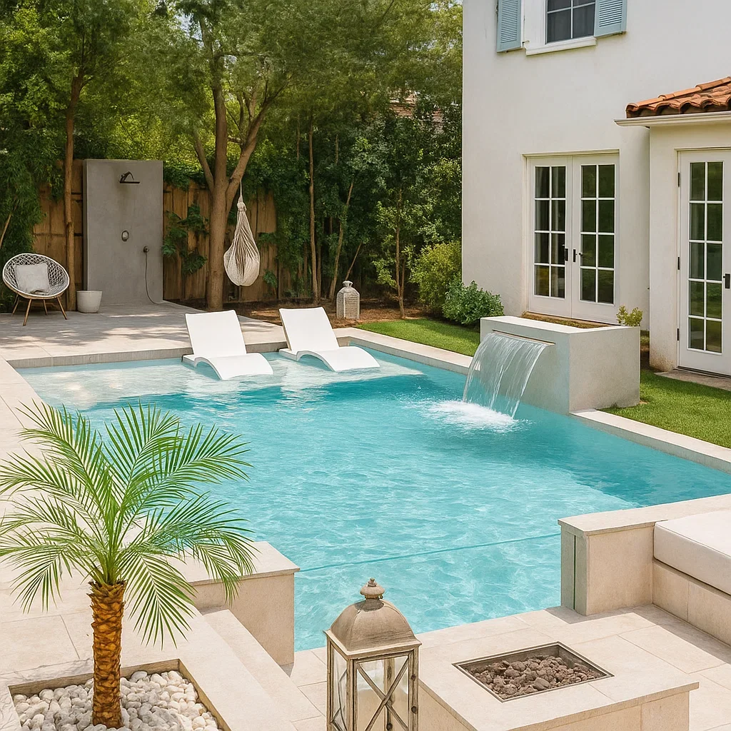 Luxury Hotel Acrylic Swimming Spa Pool Outdoor Pool Shell Above Ground Fiberglass Swimming Pool Equipment and Accessories