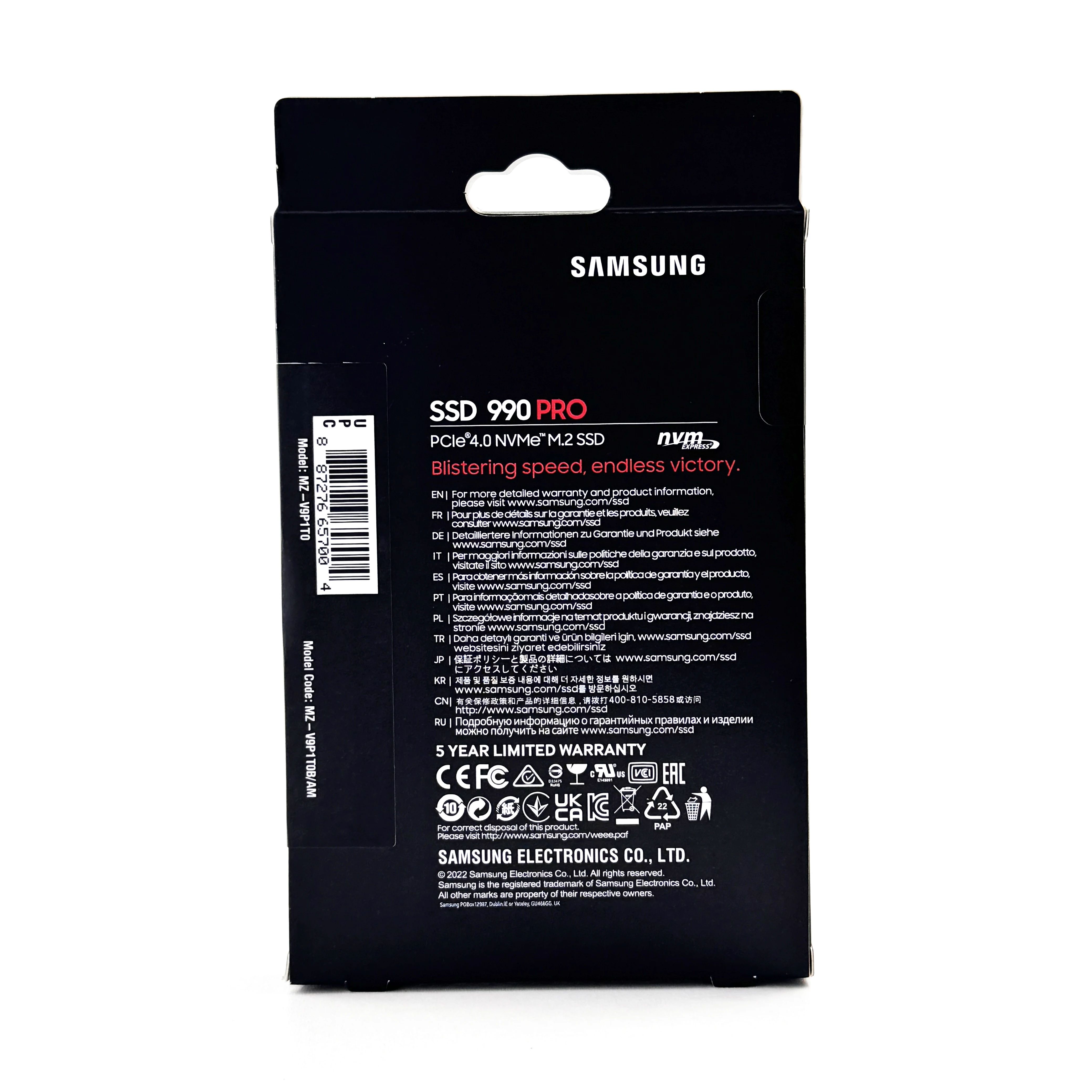 SAMSUNG SSD 990 PRO ภายใน Solid State Disk ฮาร์ดดิสก์ไดรฟ์ 1TB 2TB PCIe4.0 M.2 2280 NVMe TLC SSD แล็ปท็อปเดสก์ท็อป disco Hard