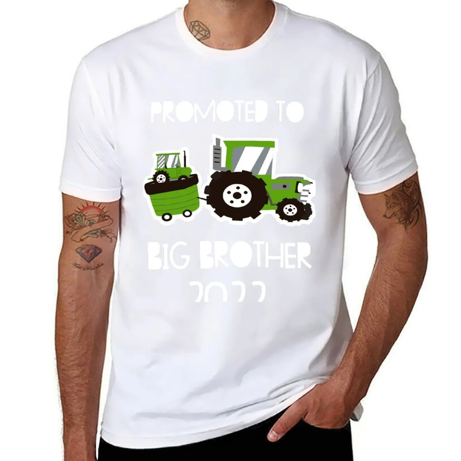 

Promoted to Big Brother 2022 Tractor Toddler T-Shirt man t shirt cotton high quality anime t shirts for man T-Shirt