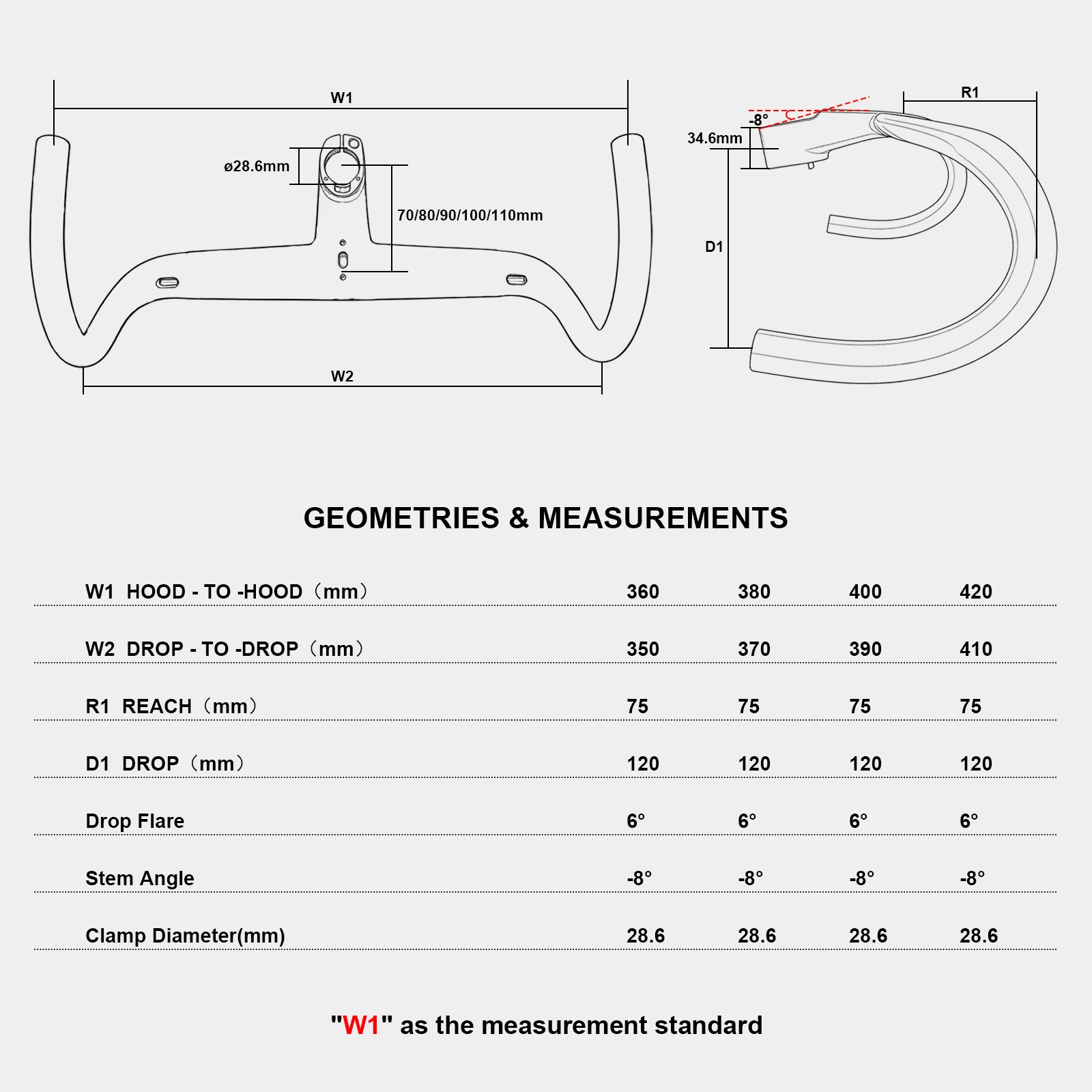Integrierter Carbon-Lenker für Rennräder 28,6 RXL SL Kompakter Dropbar-Lenker 360/380/400/420mm Fahrradzubehör mit Vorbau-Abstandshalter – Detail 5