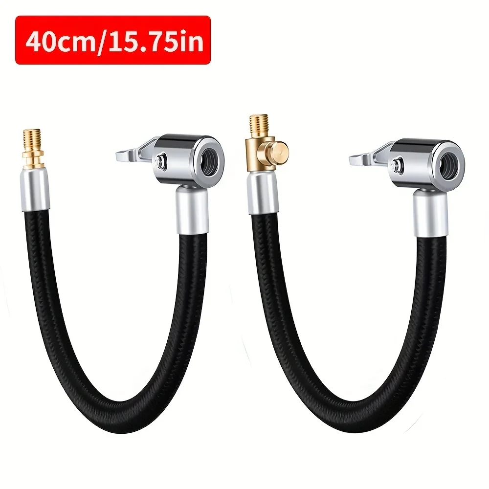 

Car Tire Inflator Hose Air Pump Extension Tube Adapter Can Be Deflated Air Chuck Lock for Motorcycle Bike Tyre Inflatable Tubes
