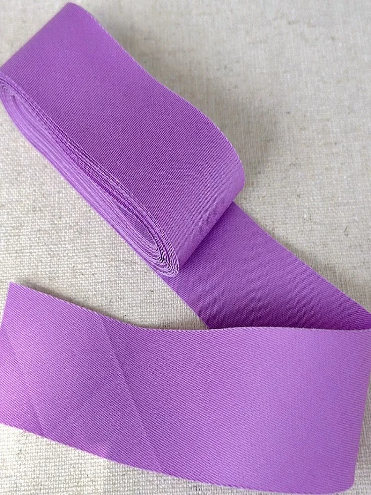 100% Gekämmtes Baumwoll-Schrägband Mittlere Dicke Geflochtenes Band für Leinenkleidung Bettwäsche Kissen DIY Nähzubehör – Detail 5