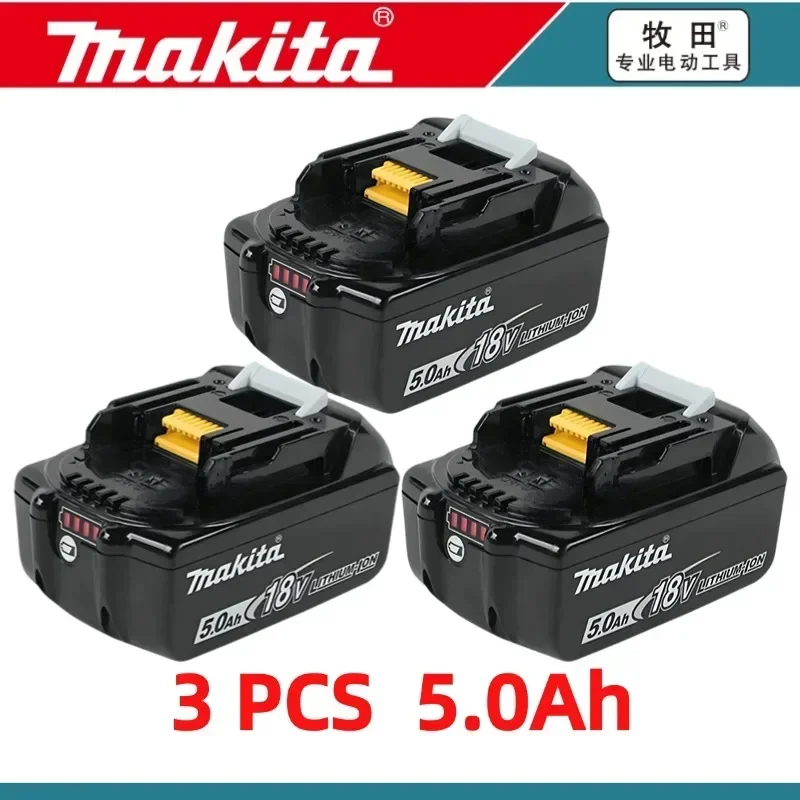 Originele Makita 6.0Ah Batterij voor Makita 18V BL1830B BL1850B BL1850 BL1840 BL1860 BL1815 Vervangende Lithium Batterij