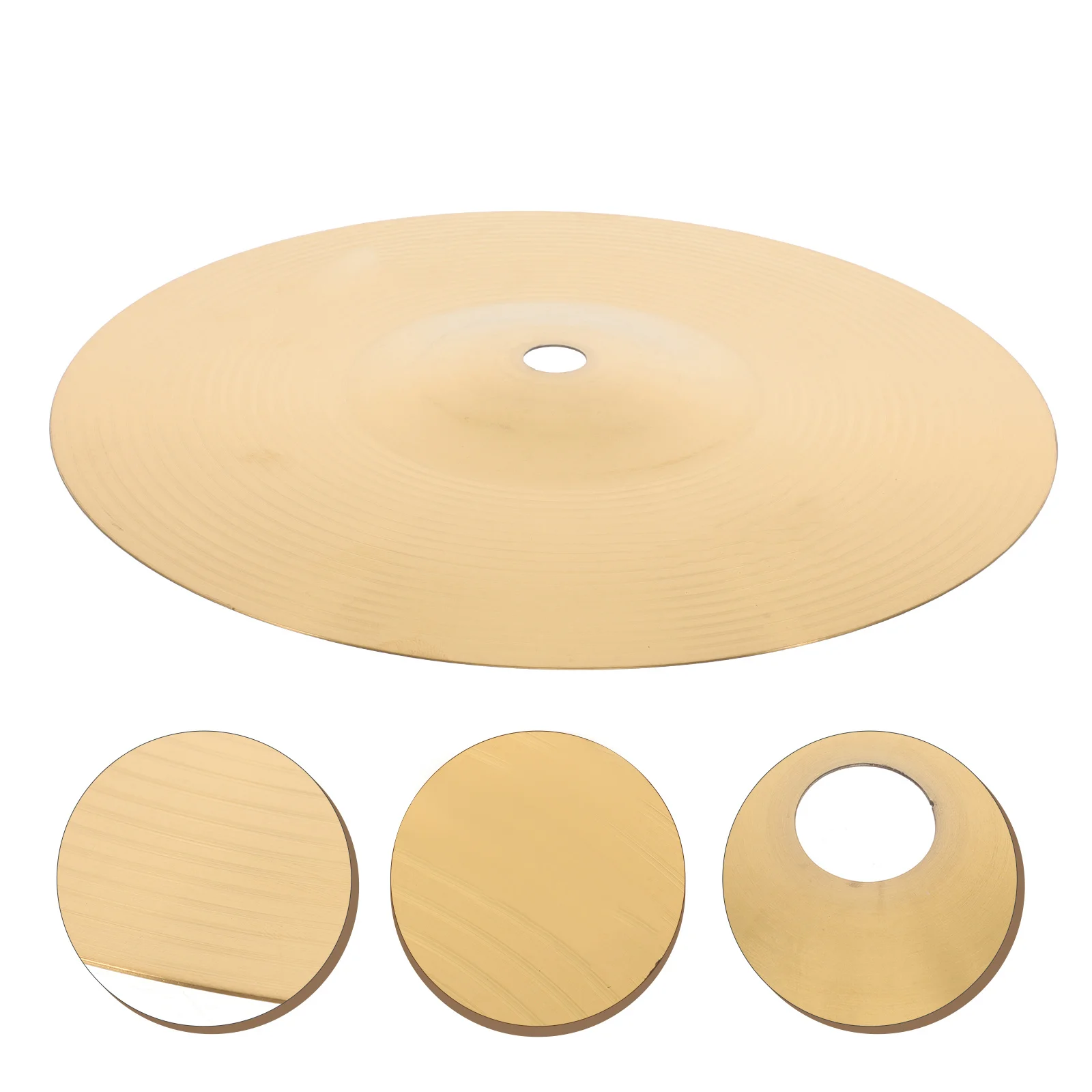 

Crash Cymbal For Set Jazz Drum Practice Cymbals Metal Music Instrument Drum Accessories Lightweight Sturdy