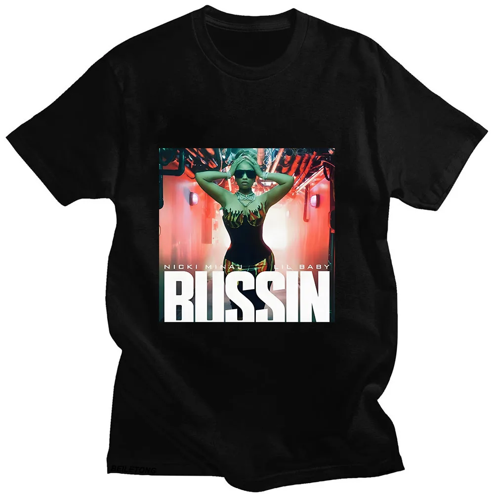 Retro Women Bussin T-shirt Graphic Printing Harajuku O-neck Tee-shirt Short Sleeve Gothic Tshirt Sudaderas Hip Hop Punk Clothing