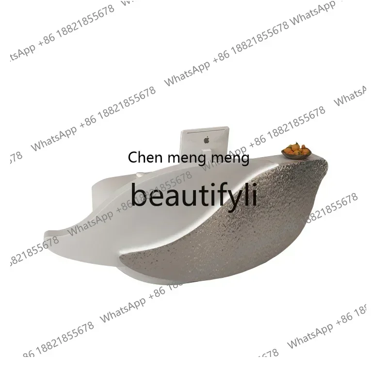 zx1Imitation marble art Cashier Shop Barber Shop Creative small bar counterK182