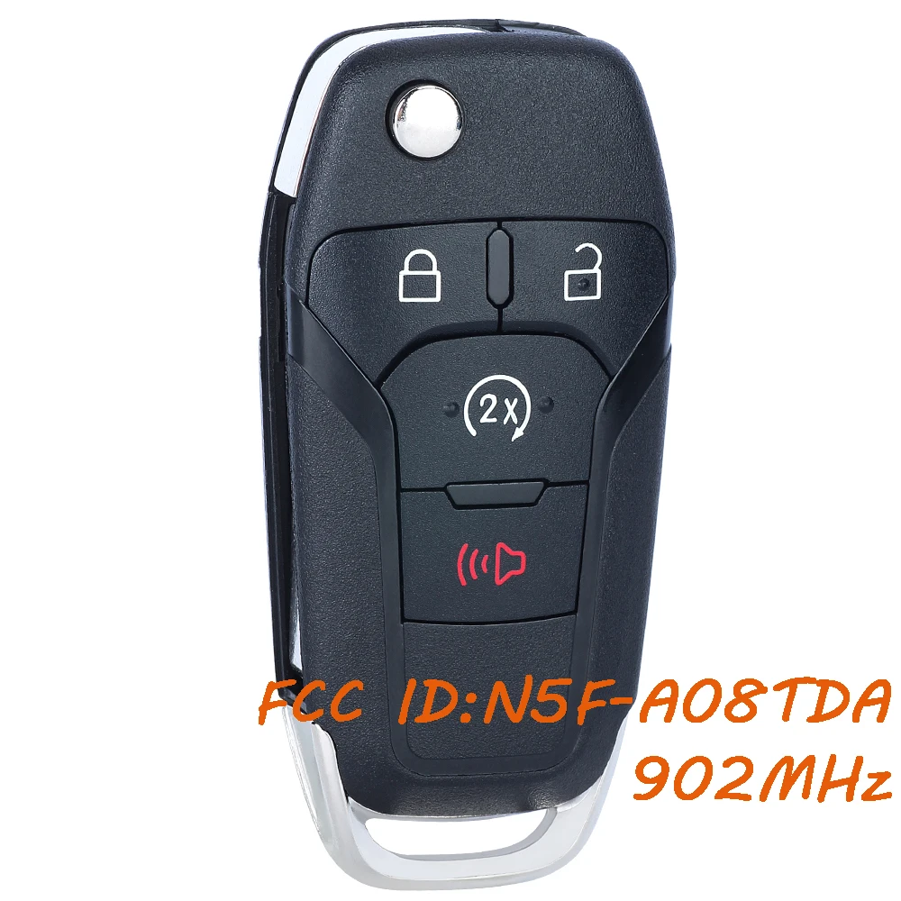 

KEYECU N5F-A08TDA 164-R8134 Умный дистанционный брелок для Ford F-150 F-250 F-350 F-450 F-550 Ranger Raptor Bronco 902 МГц