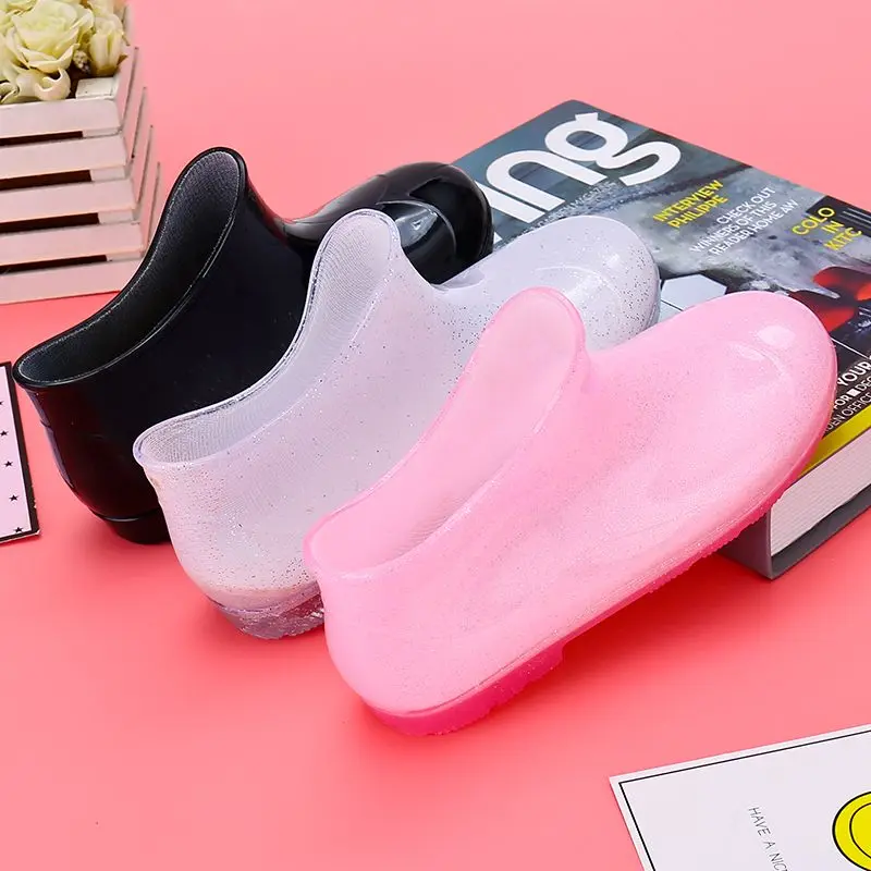 أحذية المطر المقاومة للماء غير قابلة للانزلاق للأطفال الأولاد والبنات، أحذية المطر المطاطية اللطيفة للأطفال الصغار للمدرسة في الهواء الطلق #6