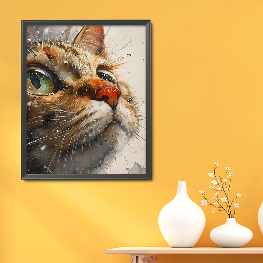 

Набор для вышивания крестиком с изображением кошки, 45x55 см, 11CT, для рукоделия, декор для дома