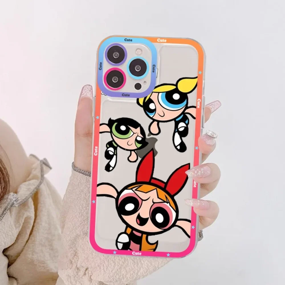 Cute-P-Powerpuffes-G-Girls Phone Case For Samsung A 10 20 30 70 13 21 32 72 22 51 52 53 71 73 32 4g 32 5g Fundas