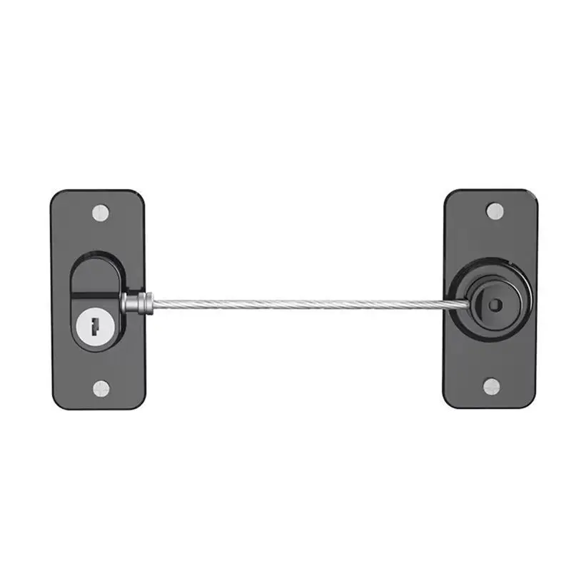 AEE8-Home Child Safety Refrigerator Locks Anti-Fall Limit Lock Rotatable Cabinet Children Security Protection
