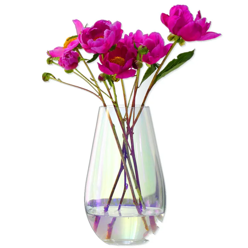 Electroplated flower arrangement hydroponic water nourishment home living room decoration simple ornament