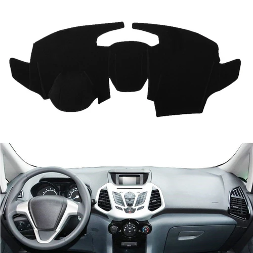 Imagen 2 del producto Para Ford EcoSport 2013 2014 2015 2016 2017 LHD RHD cubierta de salpicadero parasol alfombrilla protección de tablero alfombra cojín accesorios de coche