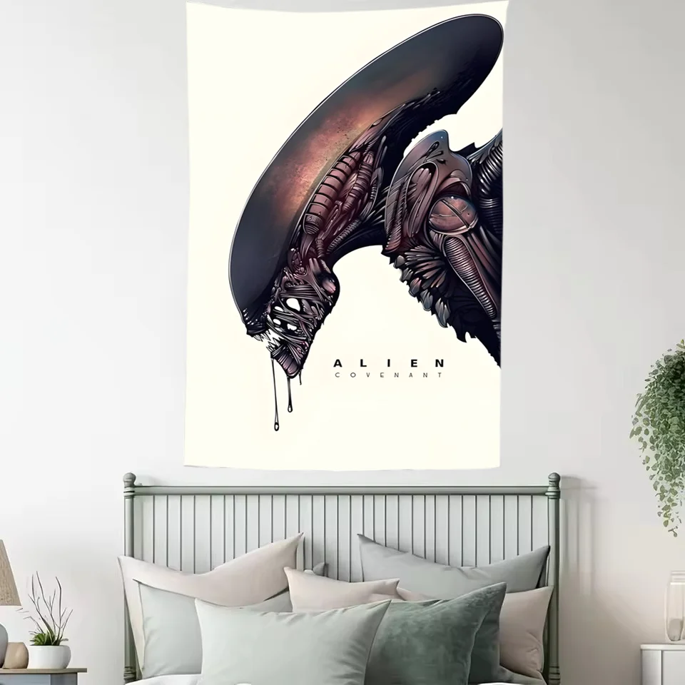 Movies Alien Romulus Tapestry Polyester Printed Gift Banner Home or Outdoor For Decoration Tapestry