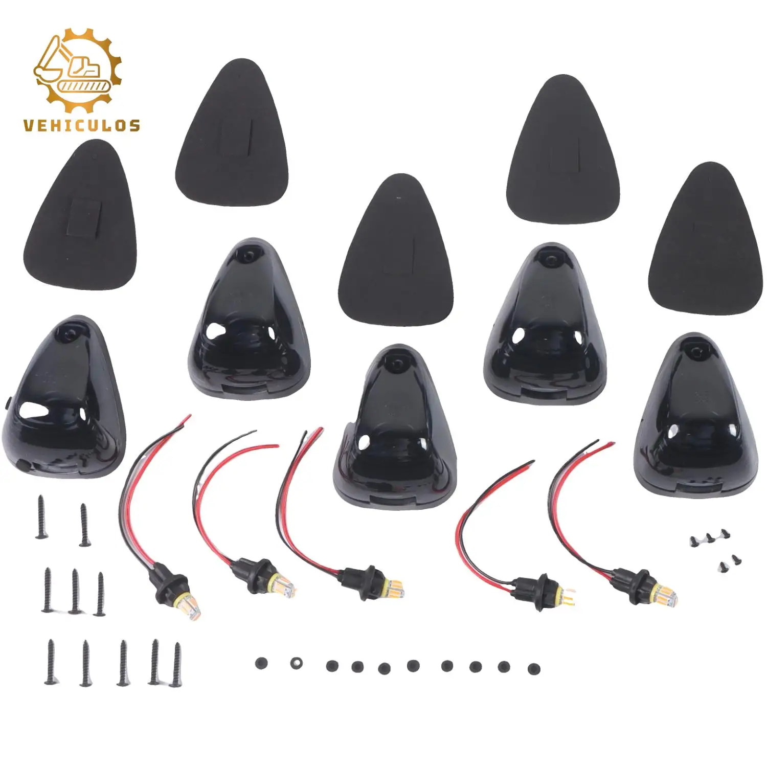 pour-ford-f250-f350-f450-f550-super-duty-1999-2016-lentille-de-fumee-ambre-led-feux-de-position-de-toit-de-cabine-12v-5-pieces-ensemble-de-remplacement