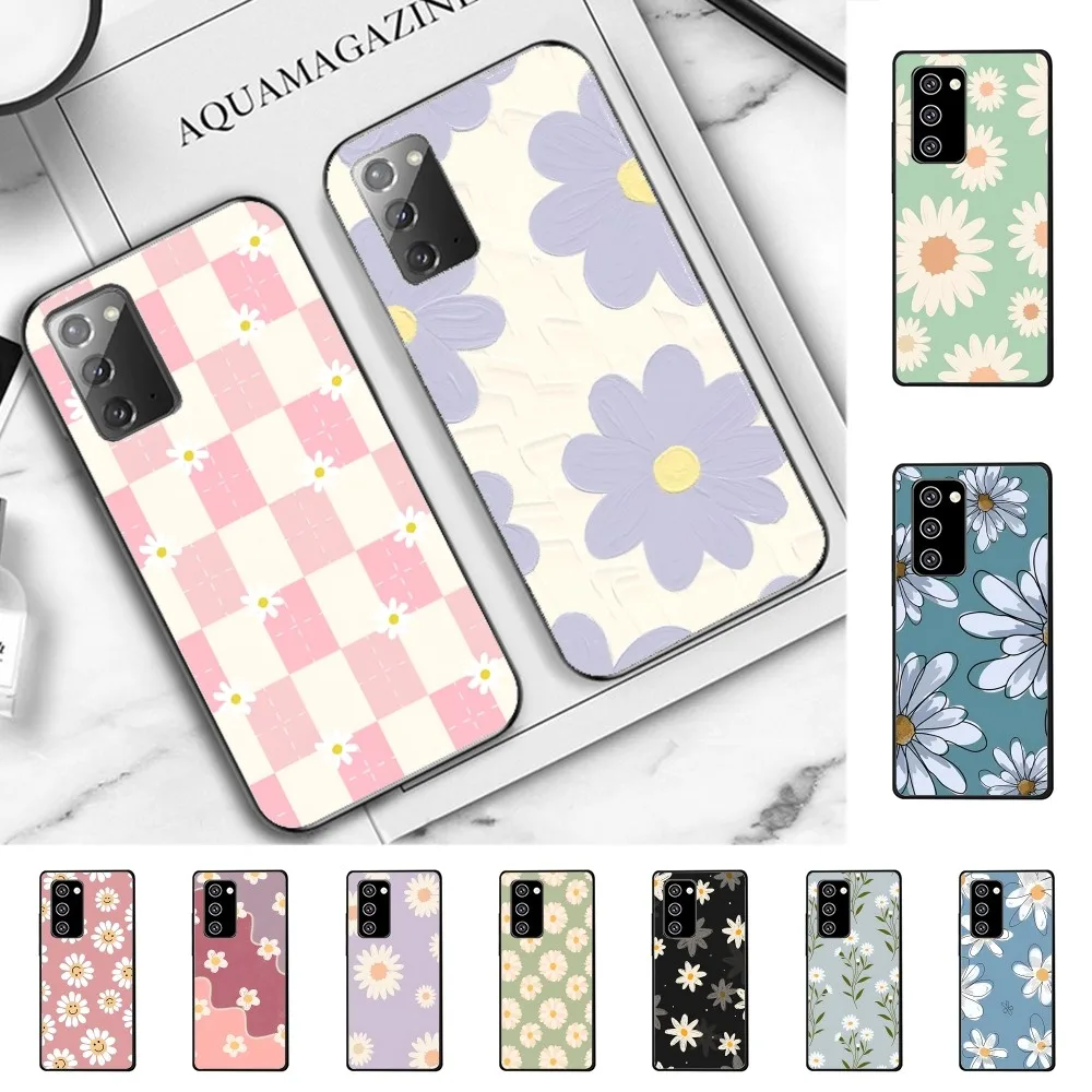 Cartoon Cute Little Daisies Flower Phone Case For Samsung Note 8 9 10 20 Pro Plus Lite M 10 11 20 30 21 31 51 A 21 22 42 02 03