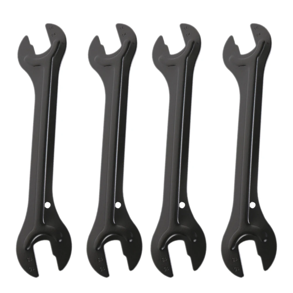 

4pcs Black Bike Repair Tools Mountain Bicycle Wrench Hub Axle Removal Installation Durable Metal Cycling Accessories