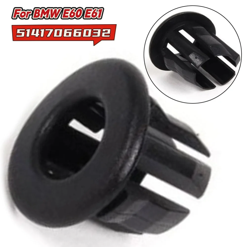 

1Pc Door Lock Pin Sleeve Trim For BMW E60 E61 51417066032 Replacement Installation Door Lock Pin Sleeve Trim Car Accessories