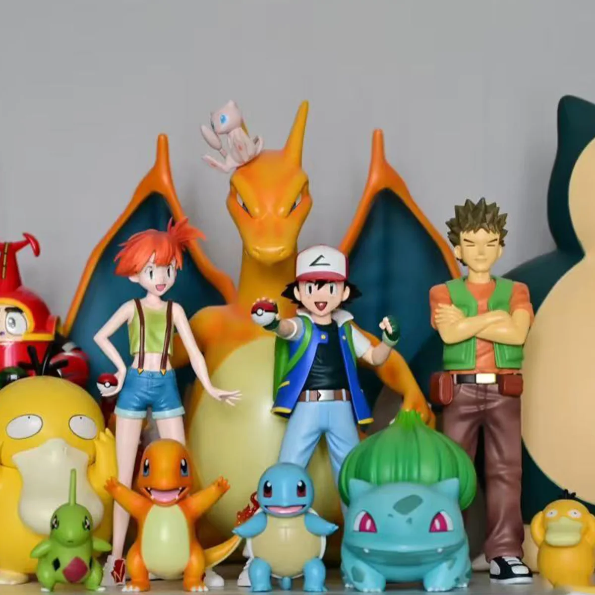 13-15 cm Anime Pokemen Ash Ketchum Figur Brock Misty Action-figuren Pvc Sammlung Modell Spielzeug Geschenke