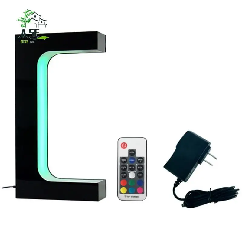 

A05E-Выравнивающая подставка для обуви Плавающая подставка для кроссовок с дистанционным управлением Красочная легкая вращающаяся левитационная полка для обуви Американская вилка