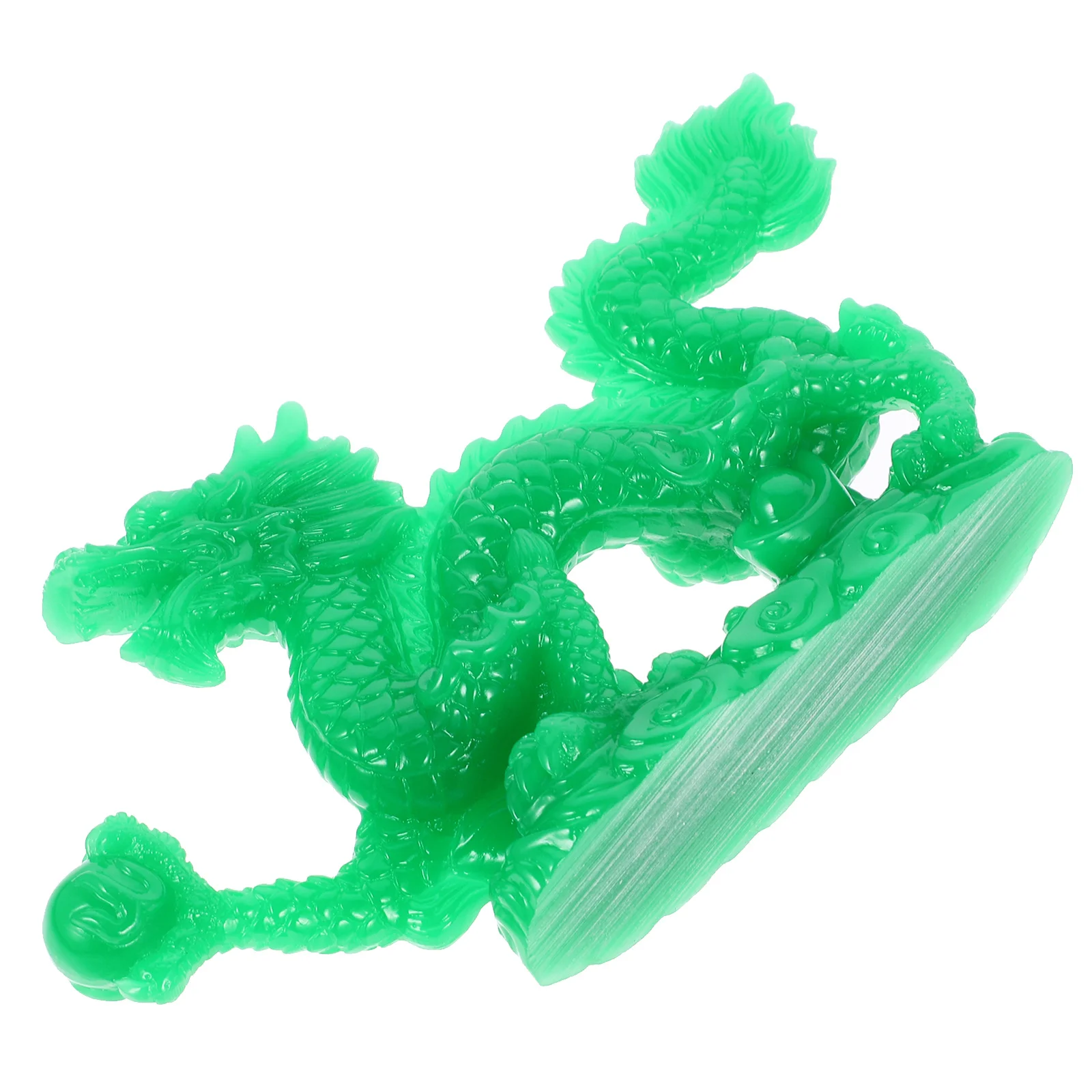 

Auspicious Chinese Dragon Resin Statue Desktop Decor Elegant Small Dragon Ornament Good Luck Prosperity Small Desktop Decor