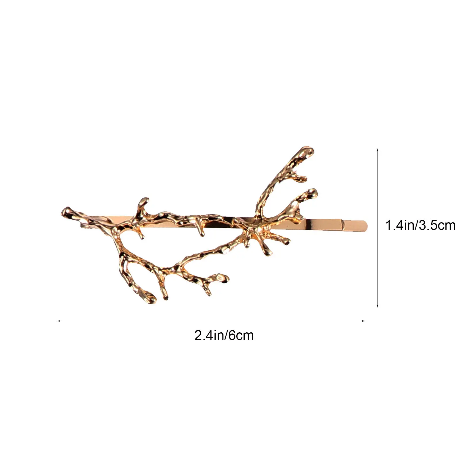 10 قطعة فرع قرن الوعل دبابيس الشعر رائعة الإبداعية إكسسوارات الشعر للفتيات مهرجان الحفلات مشبك شعر يومي سبيكة موضة دبوس الشعر