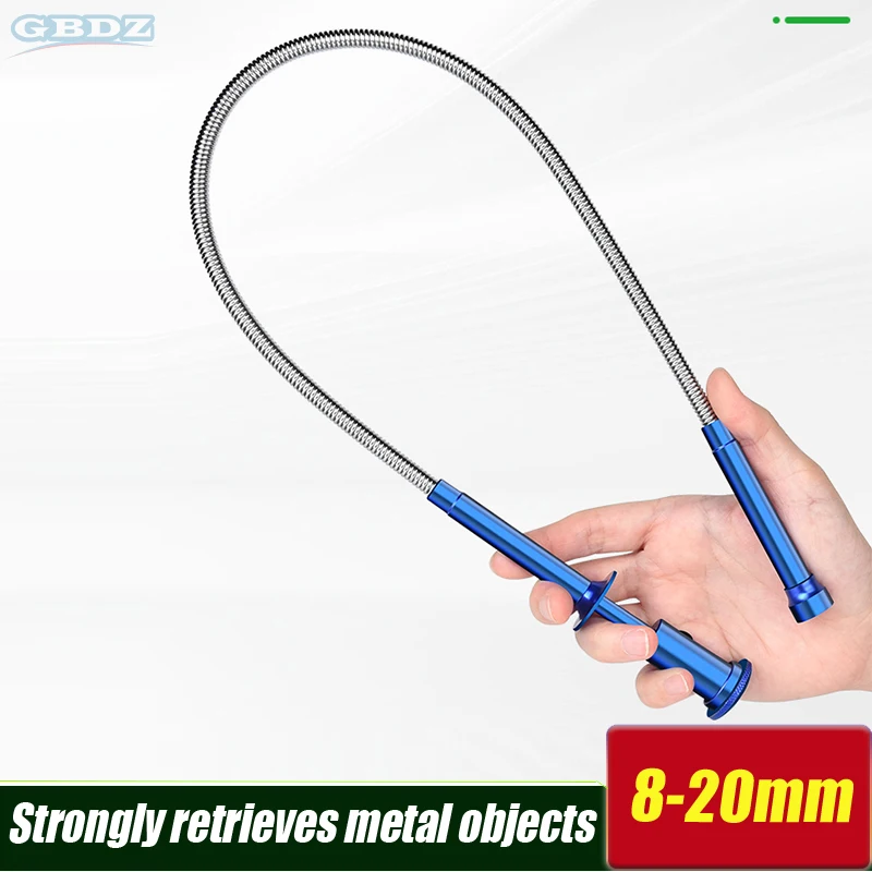 

Magnetic Pickup Tool with LED Light, Flexible Shaft for Auto Repair & Home, Strong Magnet Stick for Screws Nuts in Tight Spaces