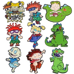 Funny Kids Enamel Pin Brooches For Women Lapel Pins Badge on Backpack Costume Accessories Fashion Jewelry Gifts for Friends