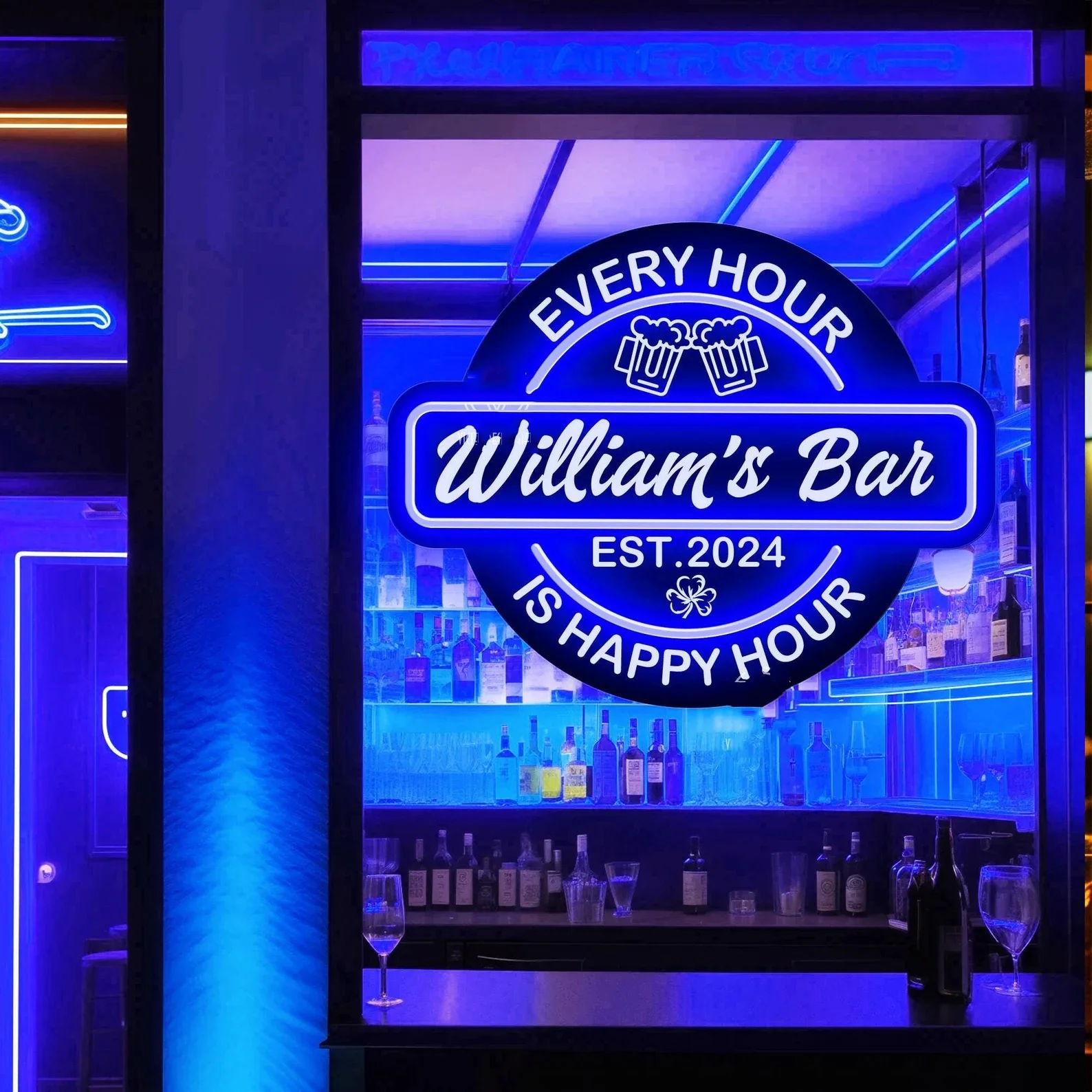 

Custom Bar Neon Sign, Beer Neon Sign Wall Decor Business Sign, Fathers Day Gifts, Bar Decor, Gift for Dad, Personalized Gift