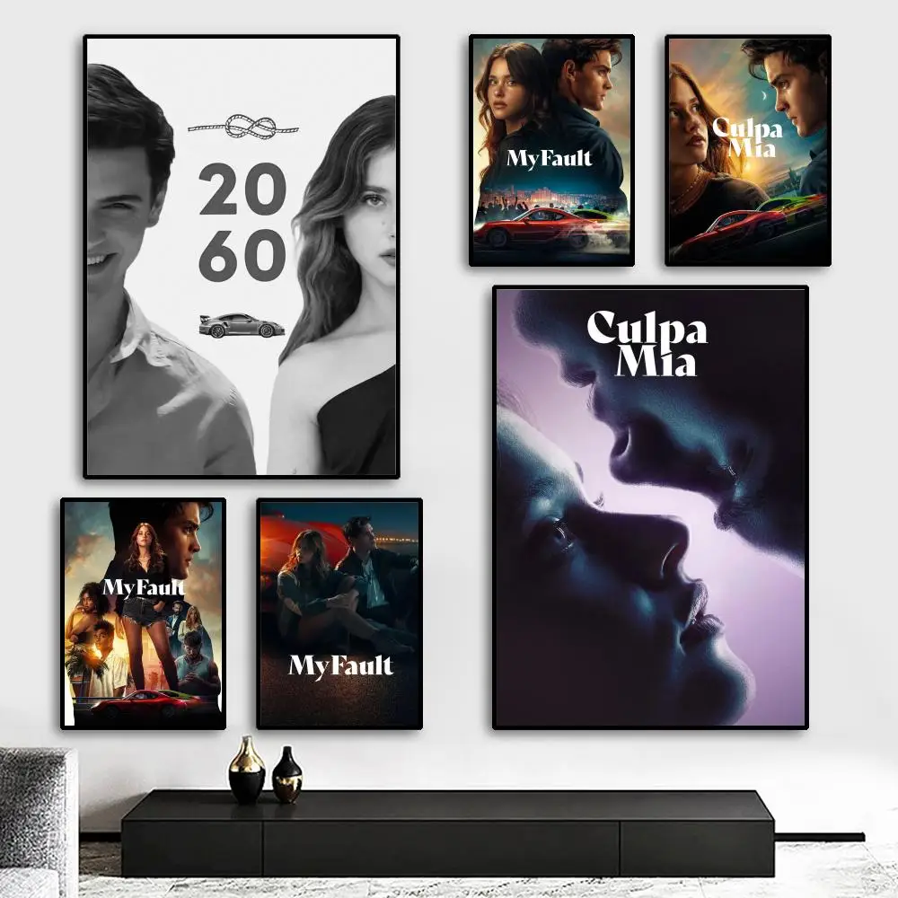 My Fault Culpa Mia Youthful Love Movie Poster HD Print Personalized Canvas Wall Mural Art Photos