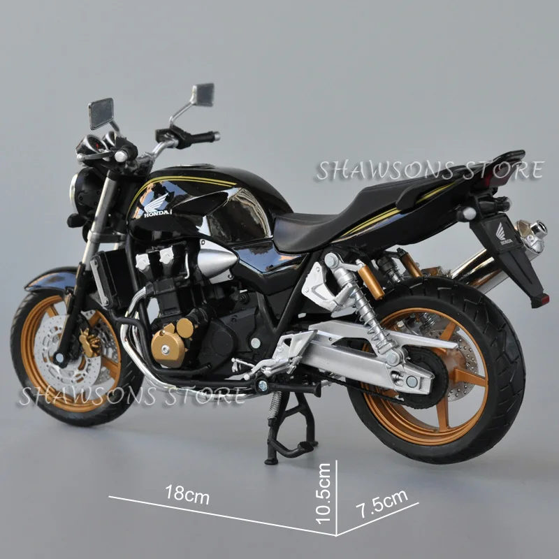 Automaxx 1:12 Scale Diecast Model Motorcycle Toy CB1300SF Street Bike Miniature Replica Collectible