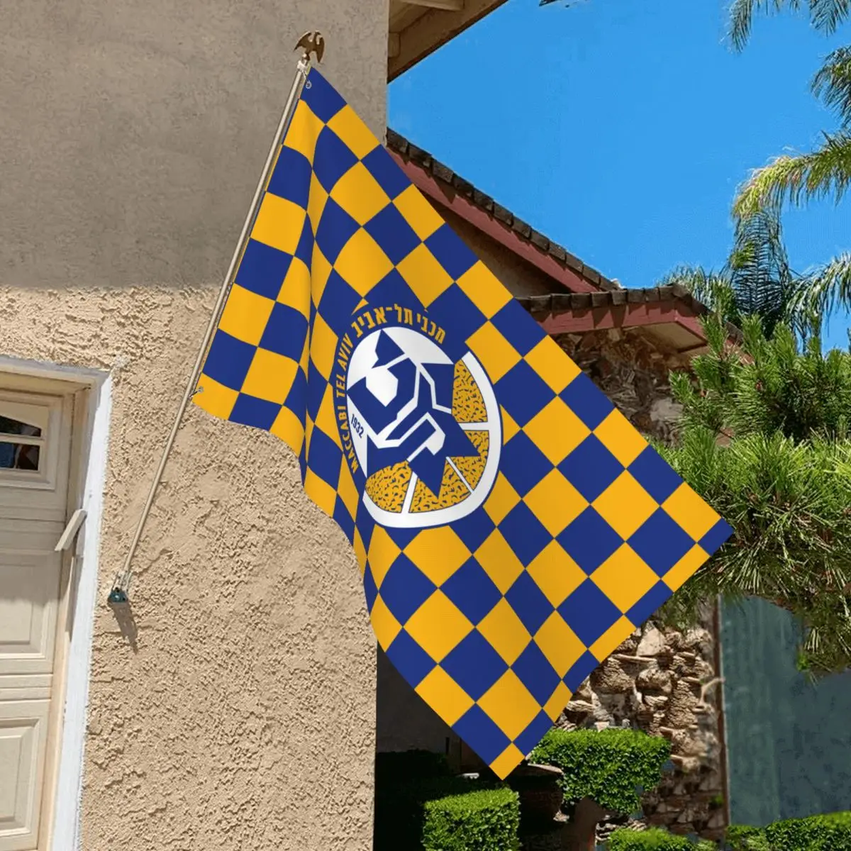 Bannière de décoration intérieure et extérieure, drapeaux de jardin, kalel Maccine-Tel Aviv Bc Feel for Home Party