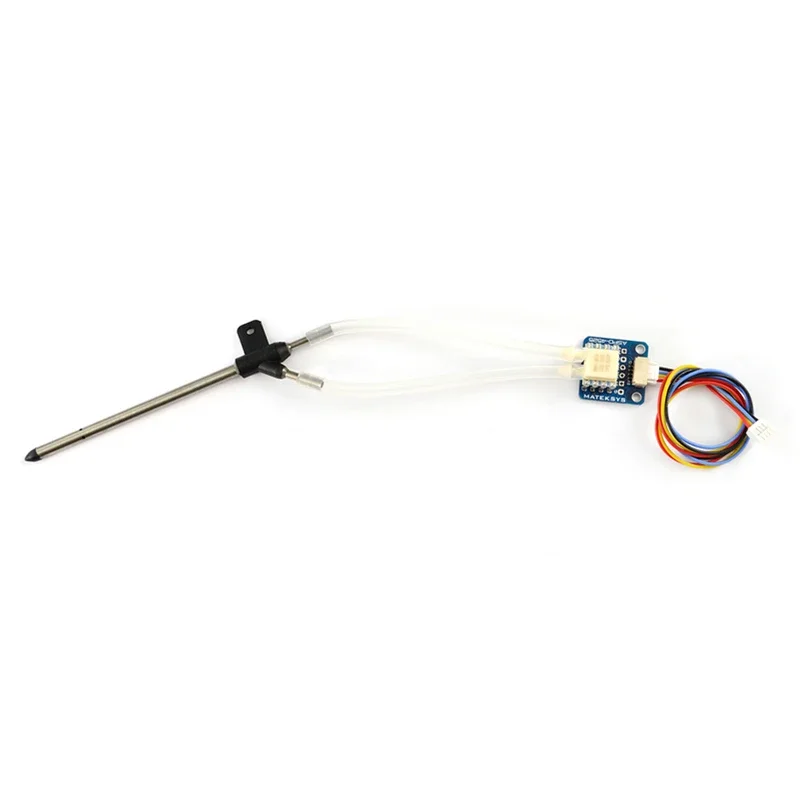 Mateksys ASPD‑4525 Digital Airspeed Sensor I2C Output 4‑5.5V Wide Temp Pitot Tube Kit for Fixed‑Wing Navigation Quad