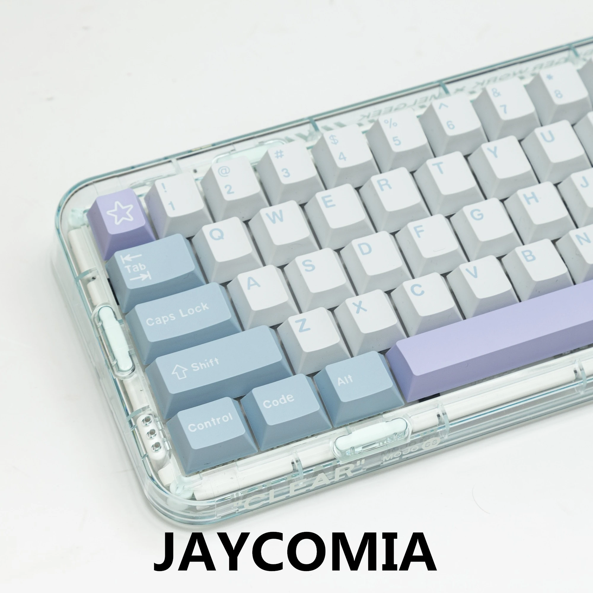 GMK Illusion 173 Keys Double Shot Cherry Profile PBT Key Cap 6U7U7.25U Space Bar Used for Mechanical Keyboard Fit MX Switch