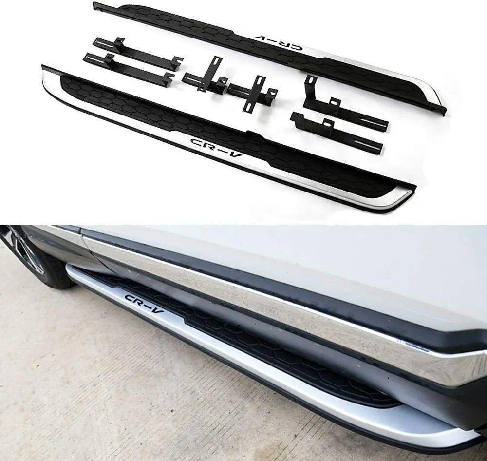 Fixed Door Side Steps Running Board Nerf Bar Fits for Honda CRV CR-V 2017-2022