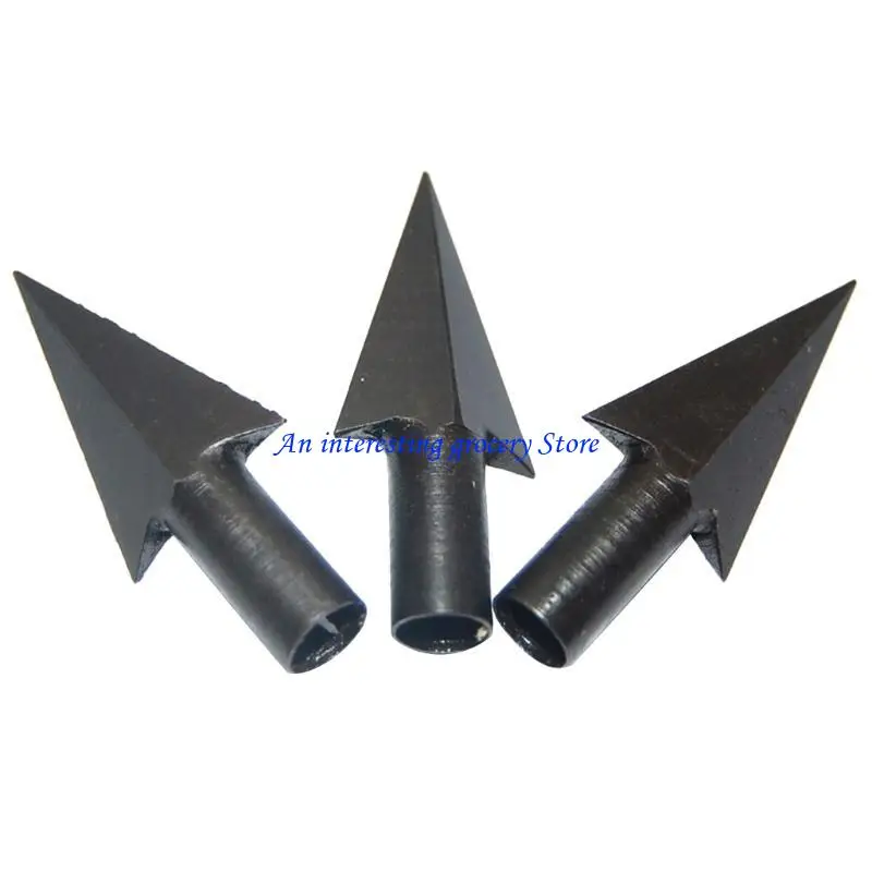 652D 6Pcs Metall Pfeil Kopf Spitze Spitze Bogenschießen Pfeilspitzen Outdoor Jagd Spitze