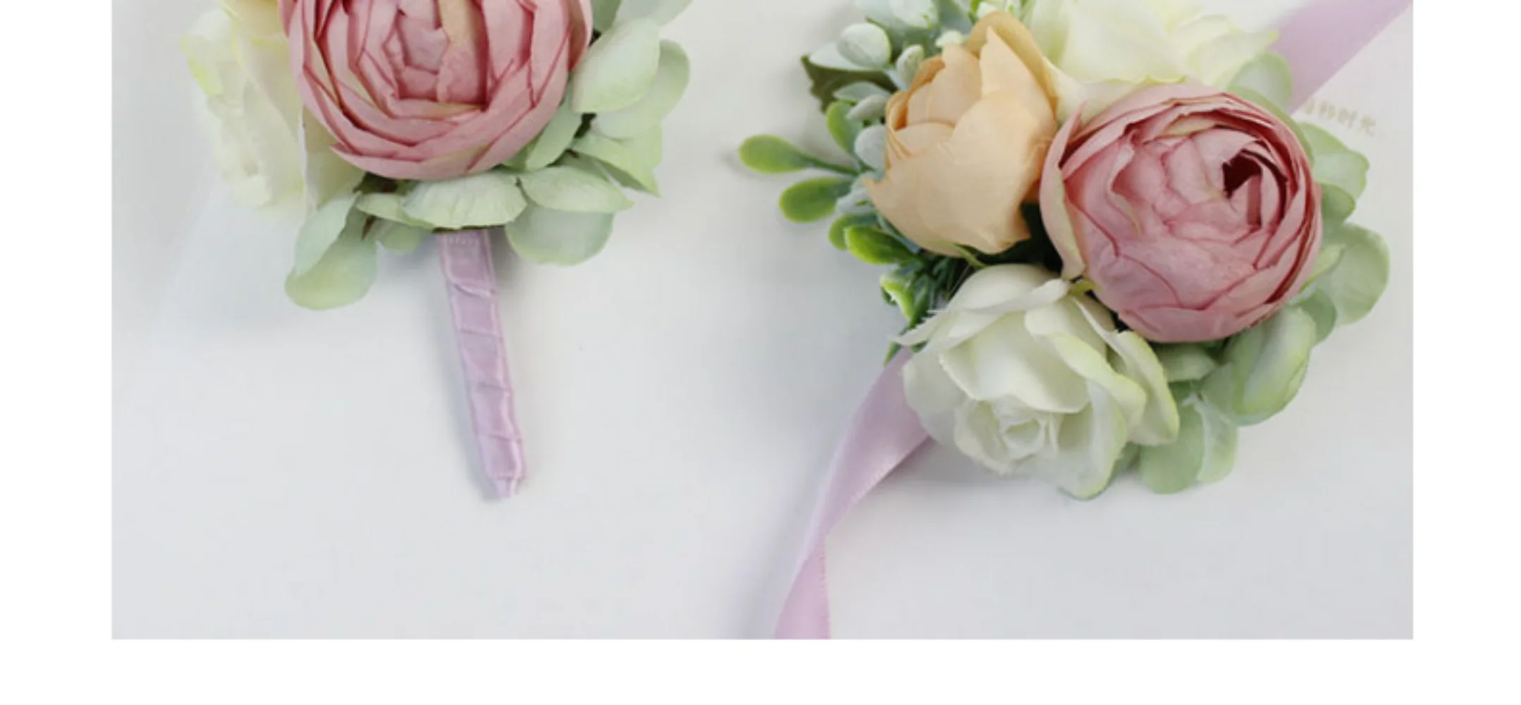 Kunstmatige Gemengde Zijden Roos Wrsit Corsages Voor Prom Bruidsmeisje Bloemen Spelden Ceremonie Bruiloft Boutonnieres Prom Бутоньерка На Руку