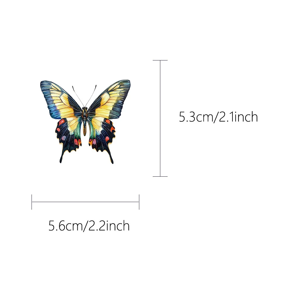 10/30/50pcs carino retrò realistico trasparente insetti adesivi decalcomanie giocattoli per bambini skateboard laptop moto adesivo impermeabile