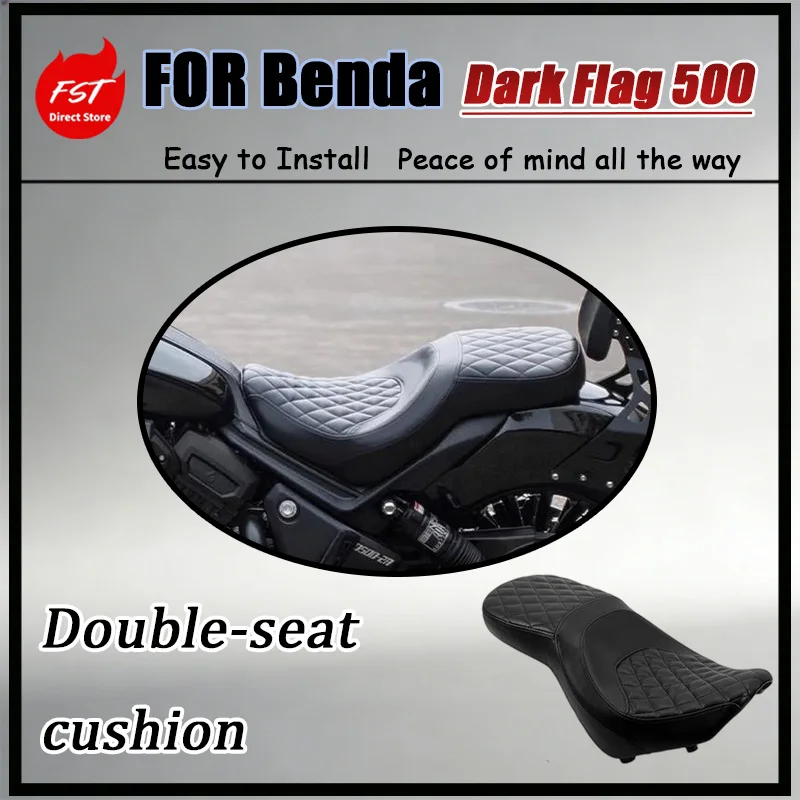 For Benda Dark Flag 500 Integrated Dual-Seat Saddle Water-Resistant No Drilling Required Original Vehicle Mounting Points Scrat