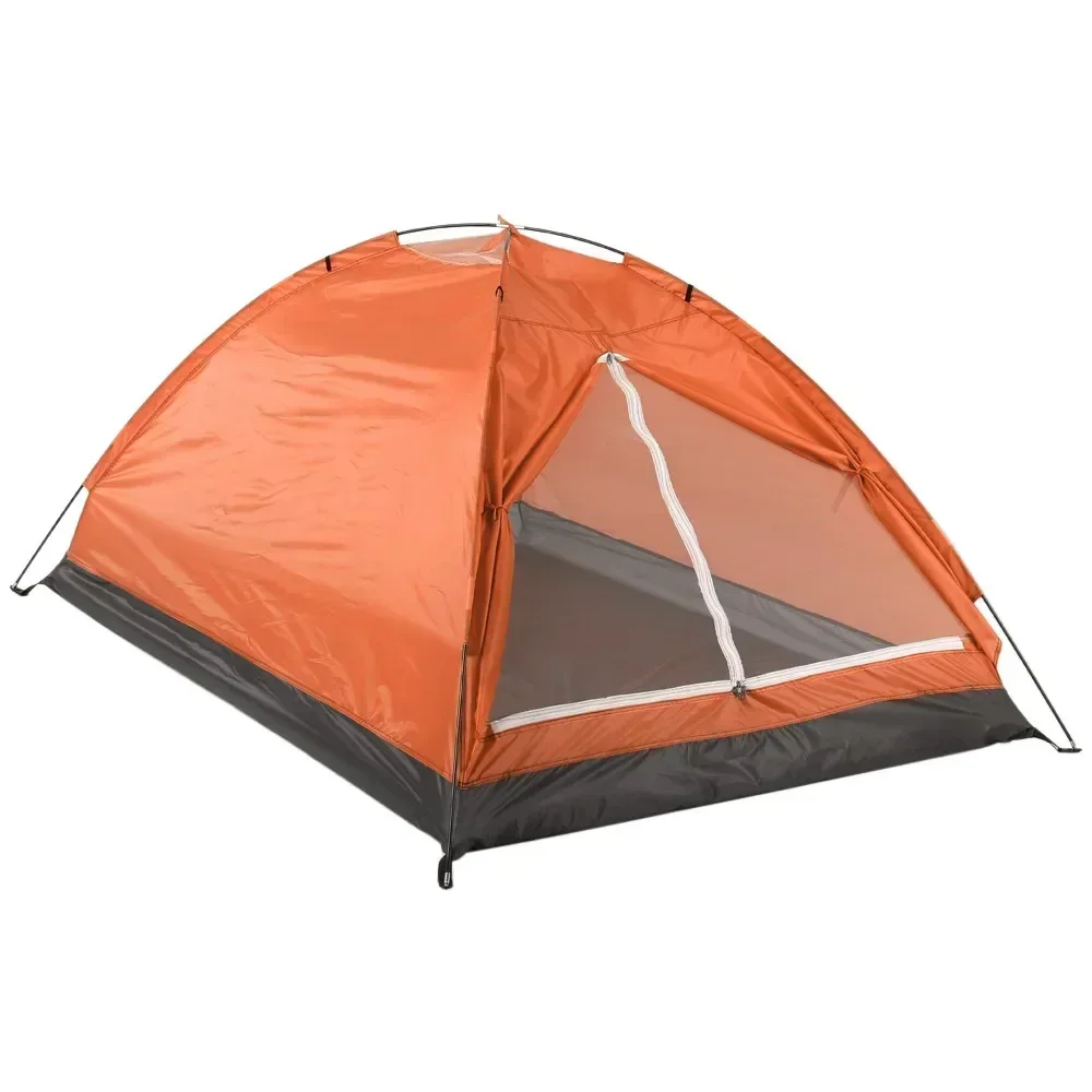 Easy Set Up 2 Person Camping Tent With Dual Layer Doors Removable Rain Fly And Carrying Bag For Outdoor Adventures