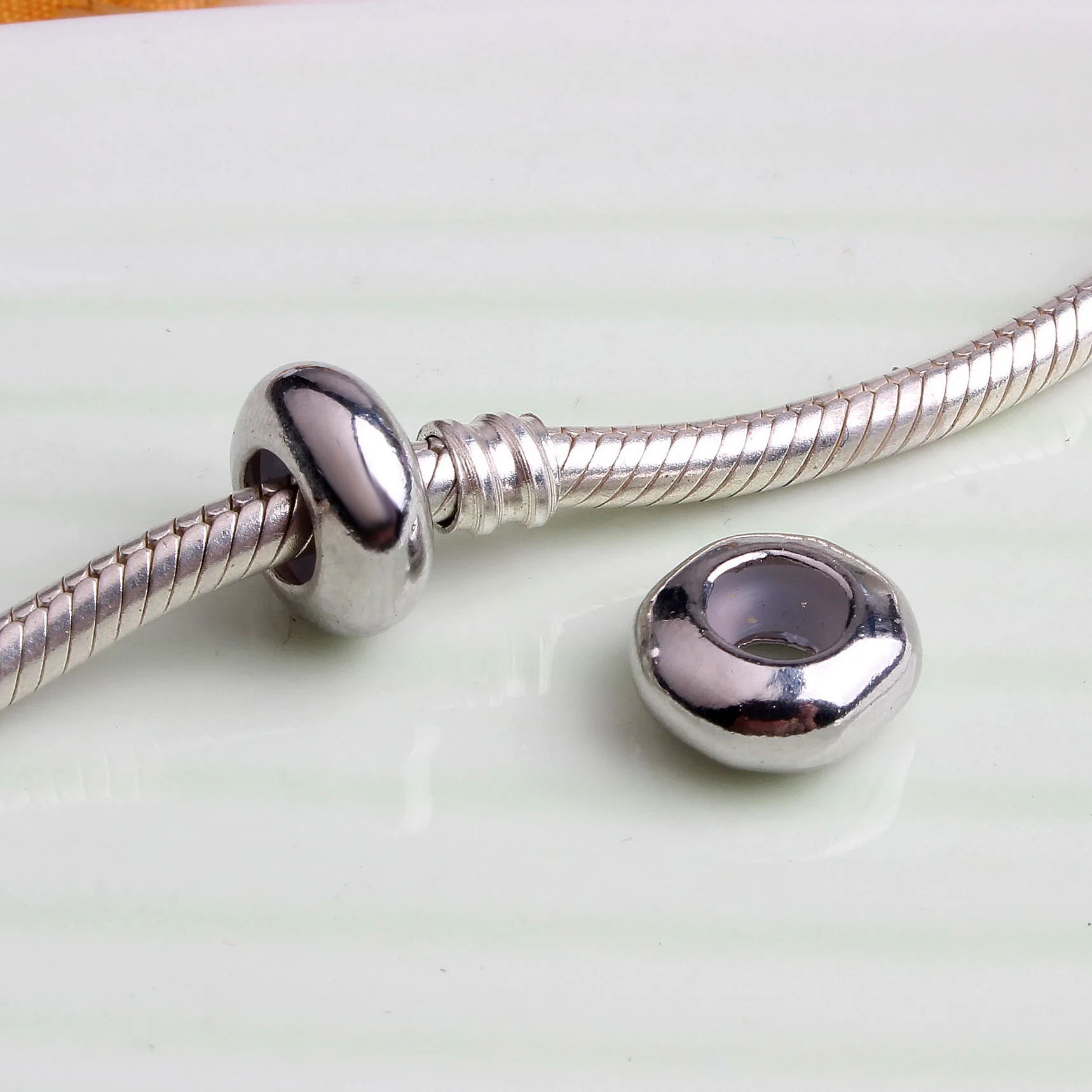 IFYOUOO Silver Stopper Beads – Stylish DIY Jewelry Essentials for Only .10!