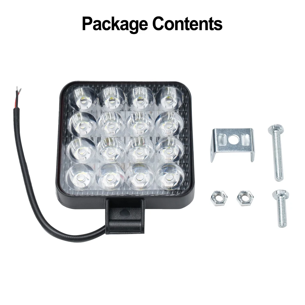 

1PCS 48w 16LED Work Light Pod Lighting Truck Off Road Tractor 12v Work Light Pod Lighting Truck Off Road Tractor