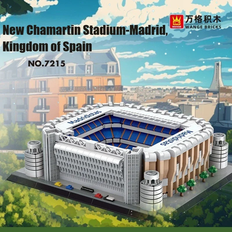 

3471PCS Creative JNew Chamartin Stadium-Madrid, Kingdom of Spain Building Blocks Construction Bricks Toy Gift For Adult