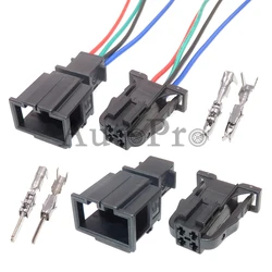 1 Set 4 Hole 3B0972732 3B0972722 AC Assembly Car Plastic Housing Sockets Automobile Taillight Electric Wire Connector