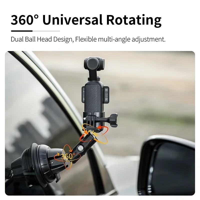 

Vacuum Chuck Base For STARTRC DJI Pocket 3 Camera Bracket Suction Cup Base Car Mount Holder