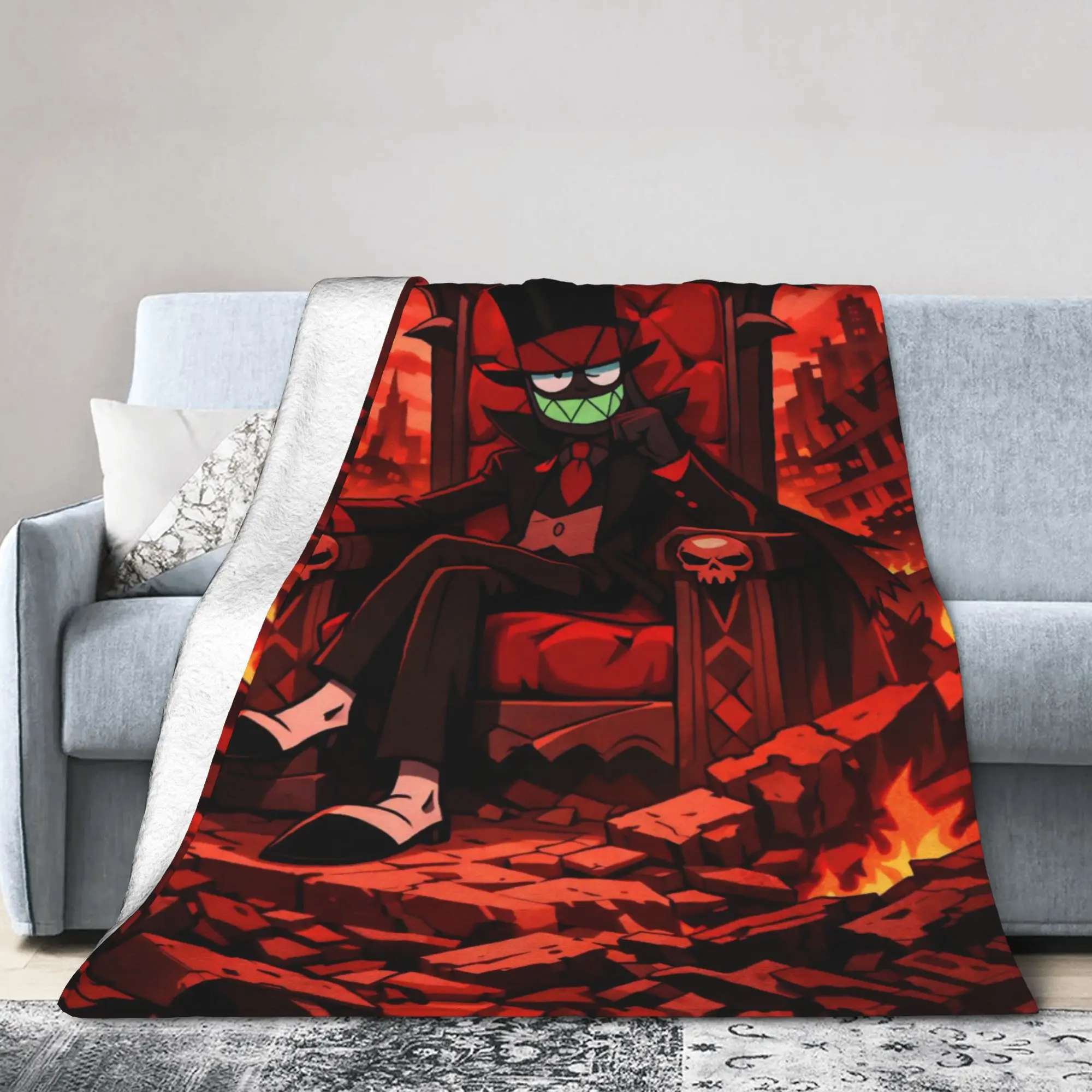 Villainous Comdy Blanket Super Soft Flannel Relax Gifts  Throw Blanket Plush Thin Quilt