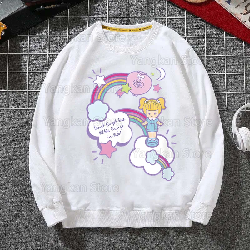 Polly Pocket Hoodies Women/Men Fashion Hooded Sweatshirt Hot Sale Casual Clothes Customization for Customers