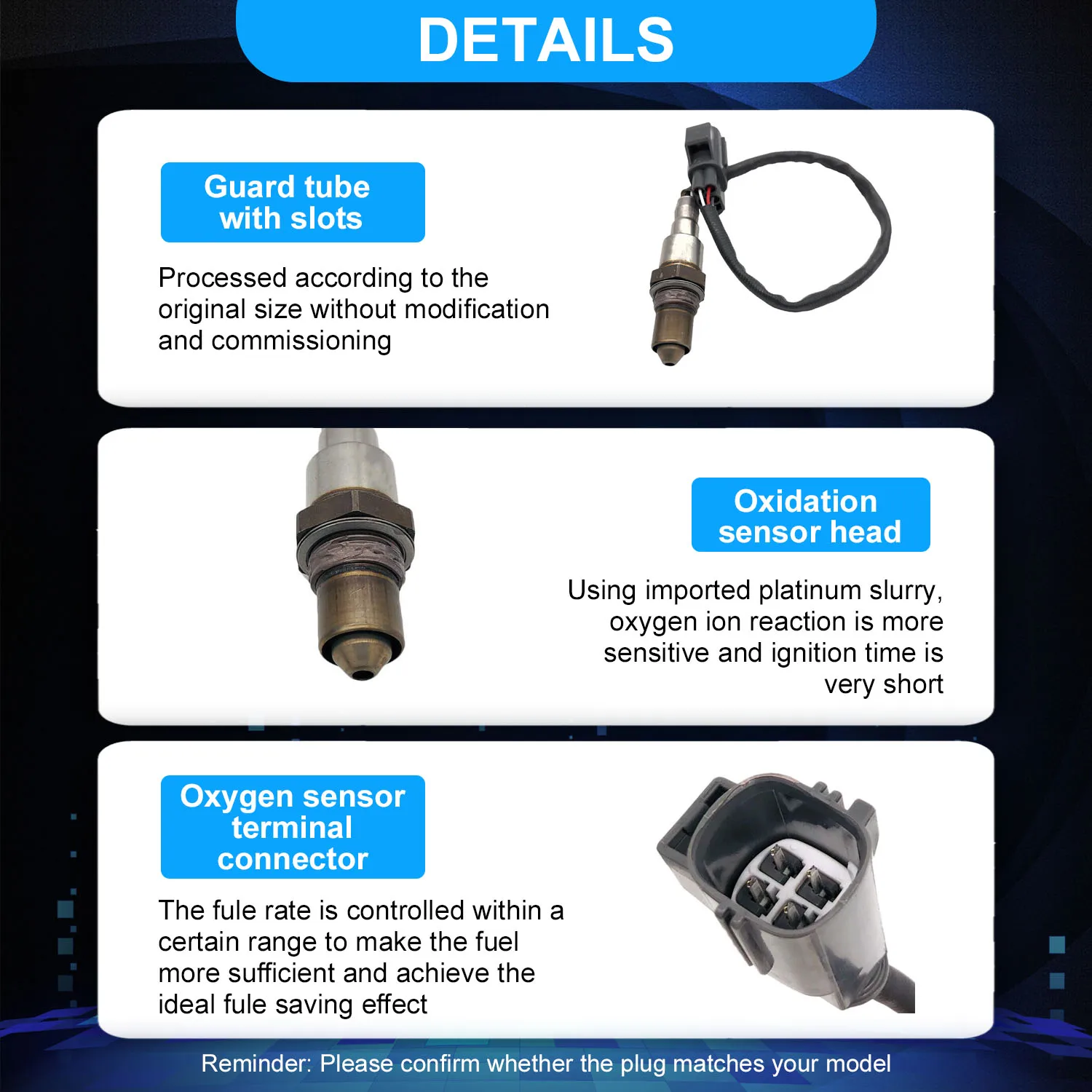 Upstream Oxygen Sensor LR098299 LR137404 For Range Rover L405 Range Rover Sport L494 Discovery 5 L462 3.0 V6 306DT LR062045 - view 4