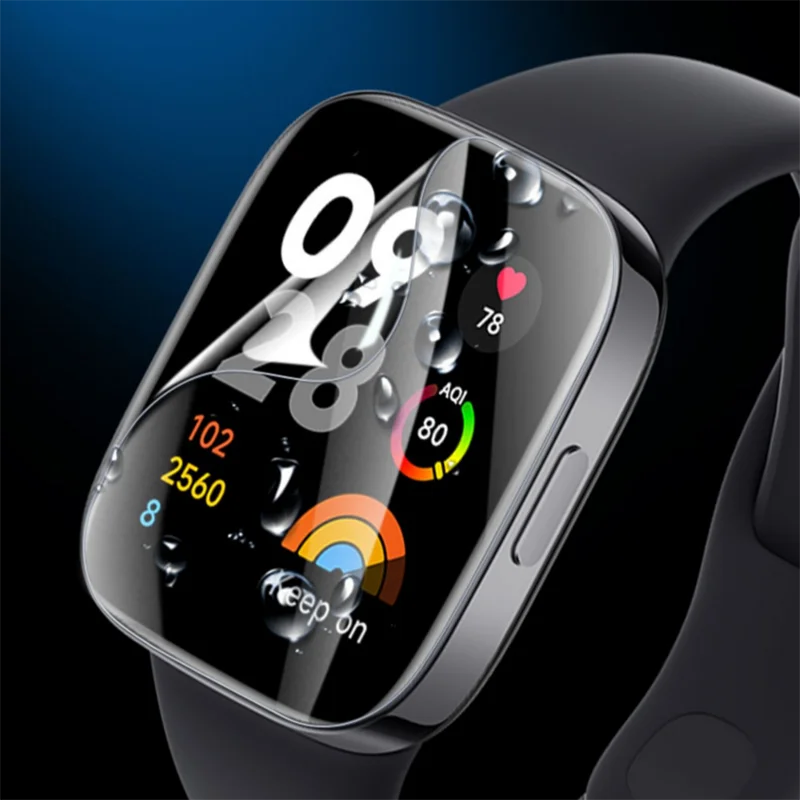 5 قطعة لينة بولي TPU فيلم واقية واضحة ل شاومي Redmi ساعة 3/Mi ساعة لايت 2 حامي الشاشة غطاء POCO Smartwatch اكسسوارات