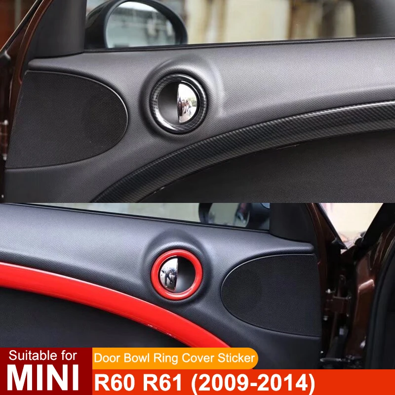

Для MINI Cooper S JCW R60 R61 Countryman кольцо чаши двери автомобиля декоративная крышка внутренняя наклейка ручка модификация аксессуары